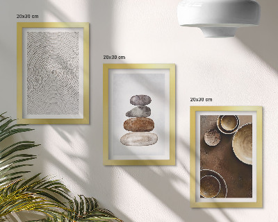 Gallery wall Texturen in de kunst en modern design.