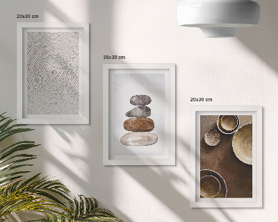 Gallery wall Texturen in de kunst en modern design.