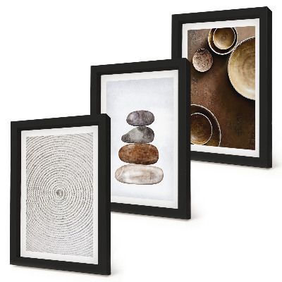 Gallery wall Texturen in de kunst en modern design.