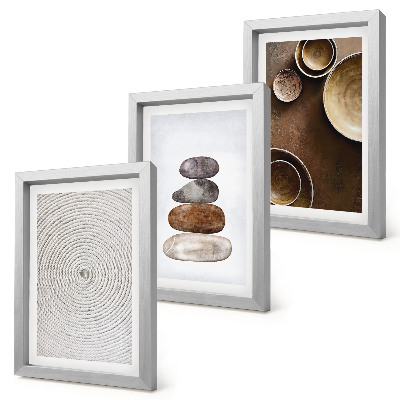 Gallery wall Texturen in de kunst en modern design.