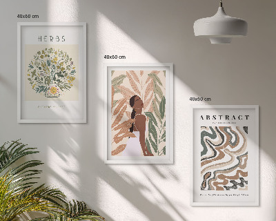 Fotowand Boho pastel minimalistische posters
