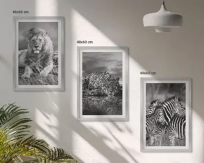 Fotowand Wilde dieren van de savanne