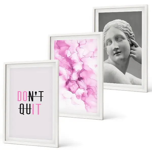 Fotowand met abstracte aquarel sculptuur