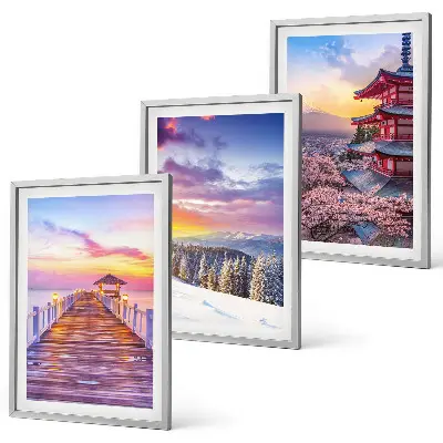 Wanddecoratie set schilderijen Romantische luchtfoto's