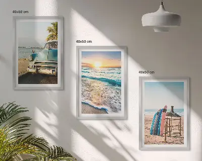 Fotowand Vakantie bij zonsondergang in Miami