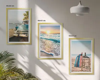 Fotowand Vakantie bij zonsondergang in Miami