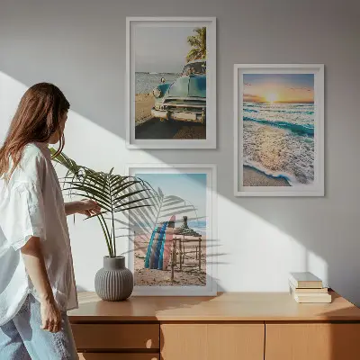 Fotowand Vakantie bij zonsondergang in Miami
