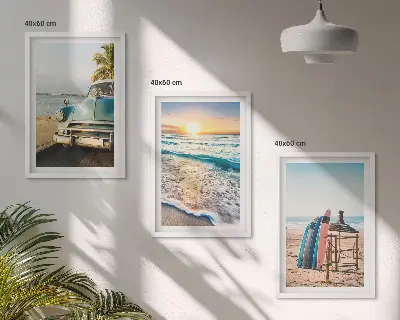 Fotowand Vakantie bij zonsondergang in Miami