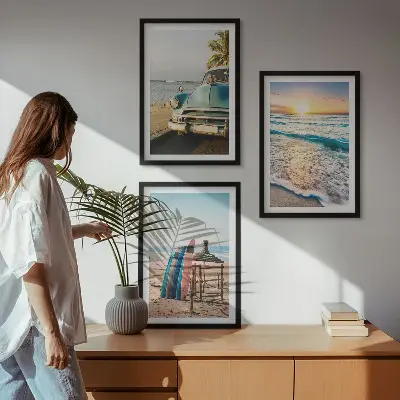 Fotowand Vakantie bij zonsondergang in Miami