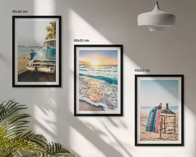 Fotowand Vakantie bij zonsondergang in Miami