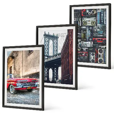 Fotowand oude autobrug in Brooklyn retrostijl