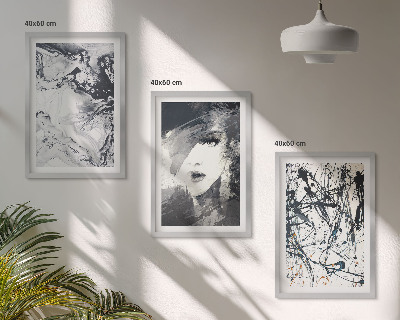 Fotowand Abstracte zwart-witte patronen