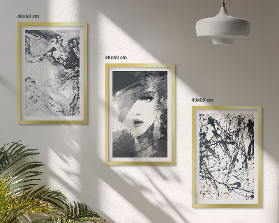 Fotowand Abstracte zwart-witte patronen