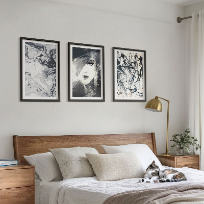 Fotowand Abstracte zwart-witte patronen