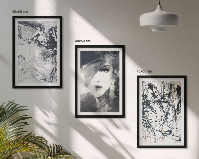Fotowand Abstracte zwart-witte patronen