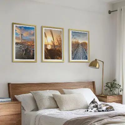 Wanddecoratie set schilderijen Grassteiger voor de vuurtoren