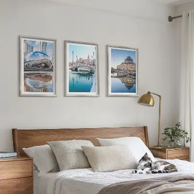Fotowand Architectuur van steden op het water