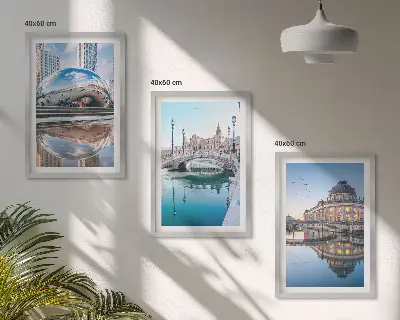 Fotowand Architectuur van steden op het water