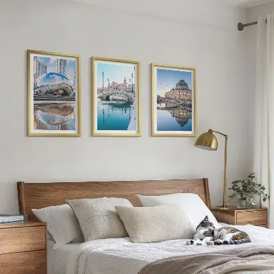 Fotowand Architectuur van steden op het water