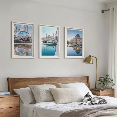 Fotowand Architectuur van steden op het water