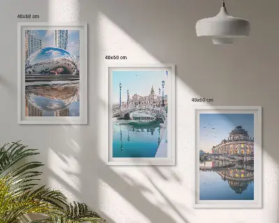 Fotowand Architectuur van steden op het water
