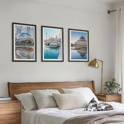 Fotowand Architectuur van steden op het water