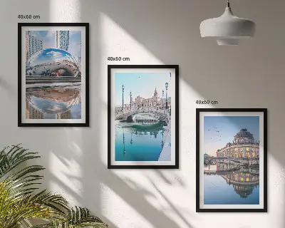 Fotowand Architectuur van steden op het water