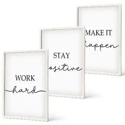 Fotowand Minimalistische motiverende teksten