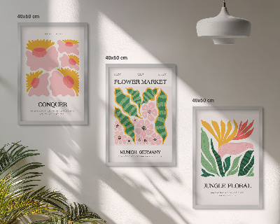 Fotowand Bloemen en bladeren moderne posters