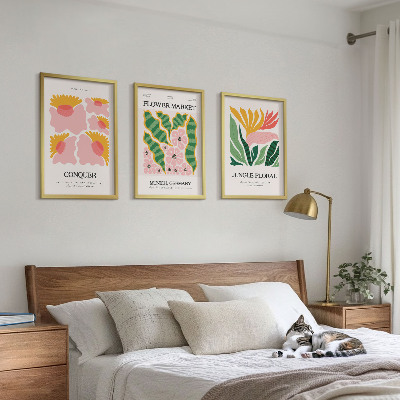 Fotowand Bloemen en bladeren moderne posters