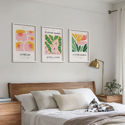 Fotowand Bloemen en bladeren moderne posters