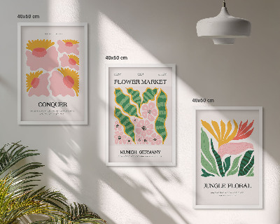 Fotowand Bloemen en bladeren moderne posters