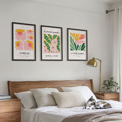 Fotowand Bloemen en bladeren moderne posters