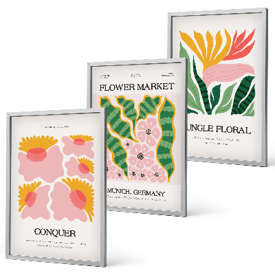 Fotowand Bloemen en bladeren moderne posters