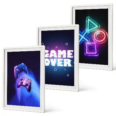 Fotowand Game Over Gamepads