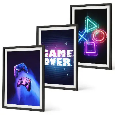 Fotowand met game controller design