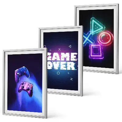 Fotowand met game controller design