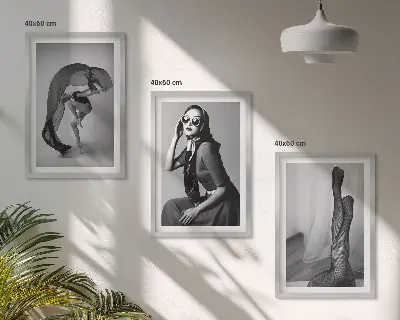 Fotowand Zwart-witportretten van vrouwen