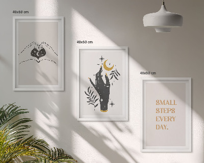 Fotowand Minimalistische boho-illustraties
