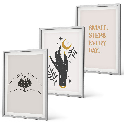 Fotowand Minimalistische boho-illustraties