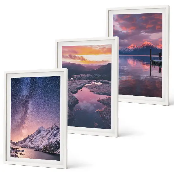 Fotobehang prachtige landschappen met bergen en water