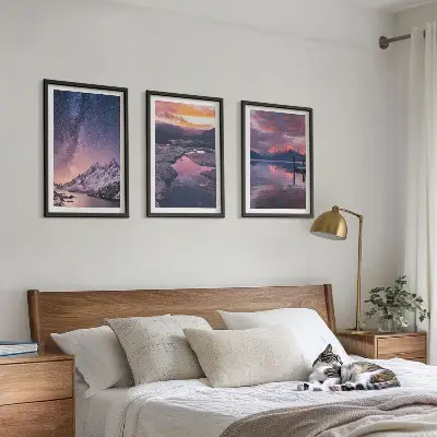 Fotobehang prachtige landschappen met bergen en water