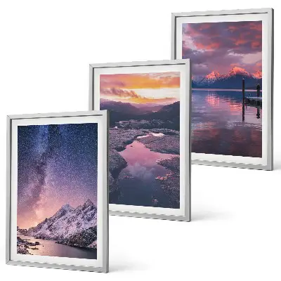 Fotobehang prachtige landschappen met bergen en water