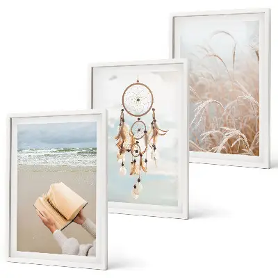 Wanddecoratie set schilderijen Spokojne pejzaże letnie boho