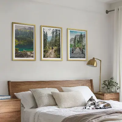 Fotobehang bergen, meren, bossen en bospaden