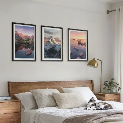 Fotowand met berglandschappen