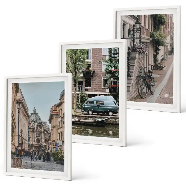 Fotowand stadsgezichten van gebouwen