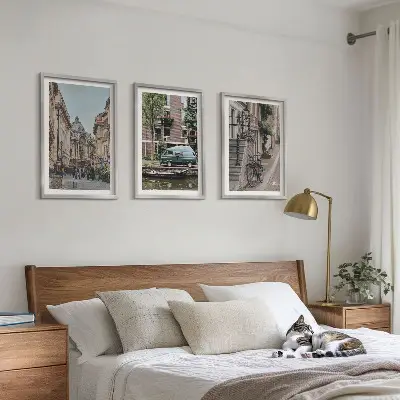 Fotowand stadsgezichten van gebouwen