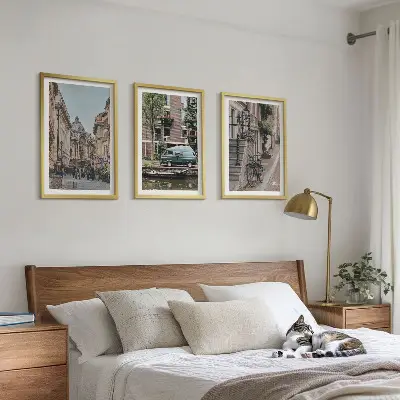 Fotowand stadsgezichten van gebouwen