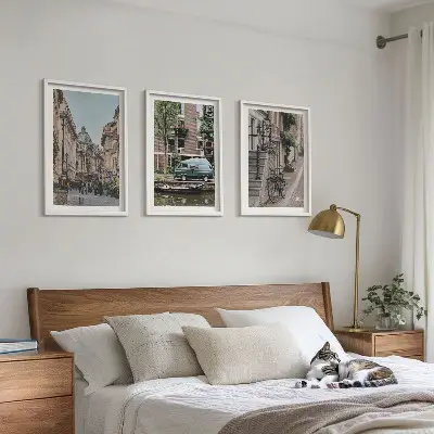 Fotowand stadsgezichten van gebouwen